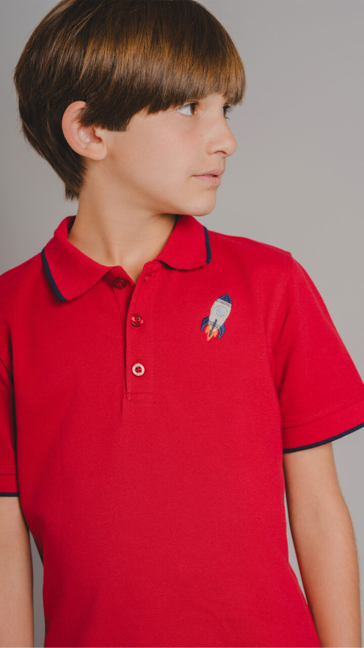 Chemise Roja para Niño