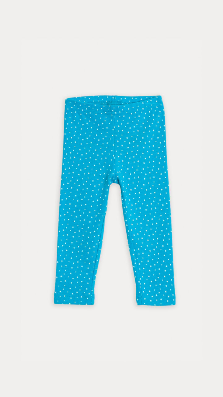 LEGGING TURQUESA CON ESTRELLAS