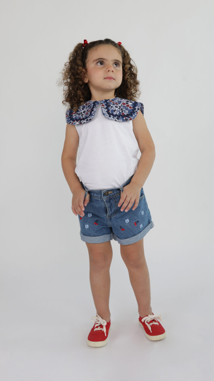 SHORT CON BORDADO - Imagen 5