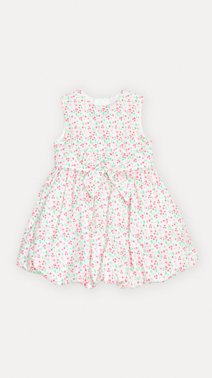 VESTIDO DE FLORES PARA BEBÉ NIÑA