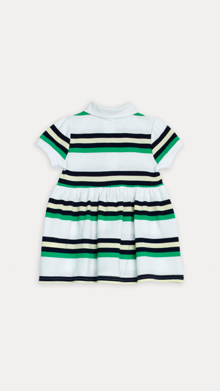 VESTIDO DE RAYAS PARA BEBÉ NIÑA - Imagen 2