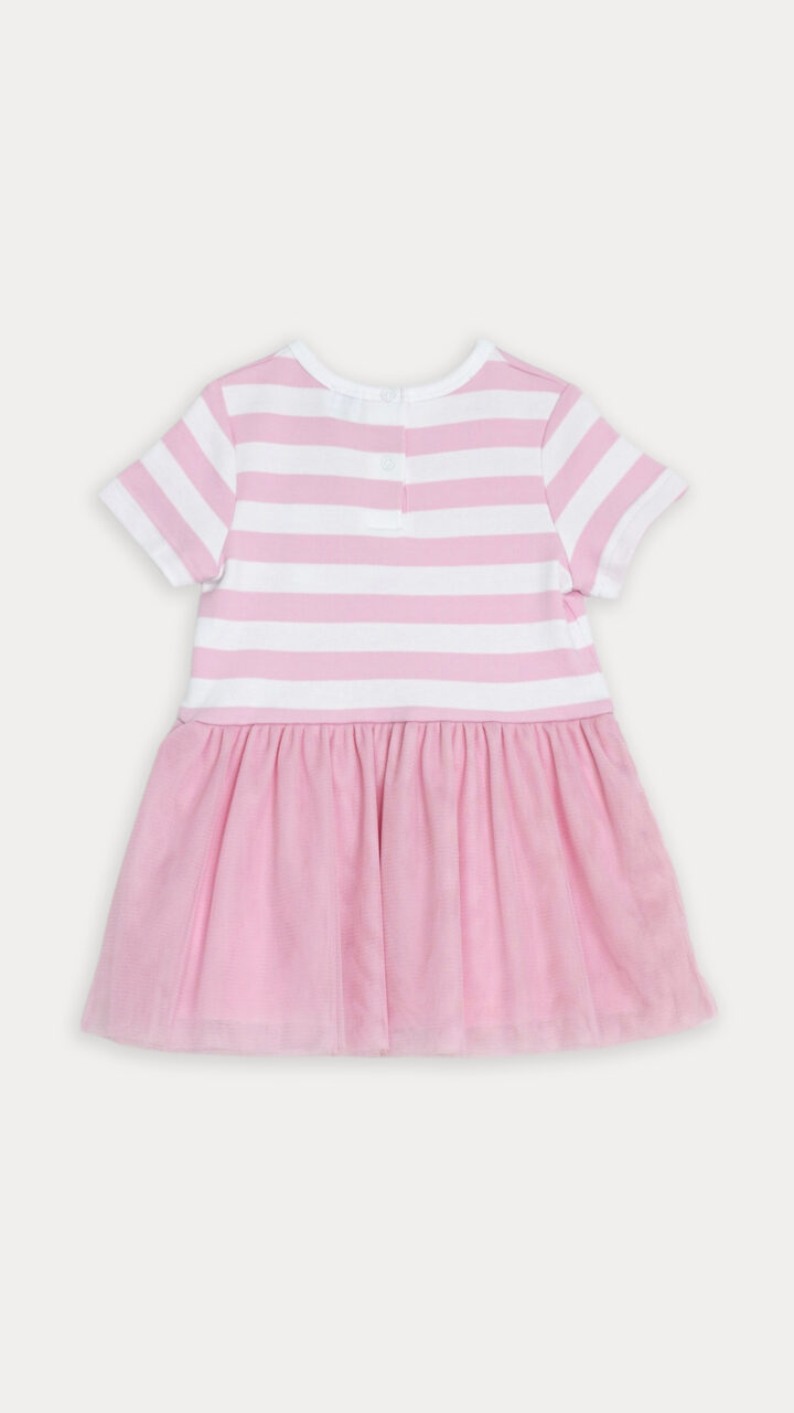 VESTIDO DE TULL ROSADO PARA BEBÉ NIÑA - Imagen 2