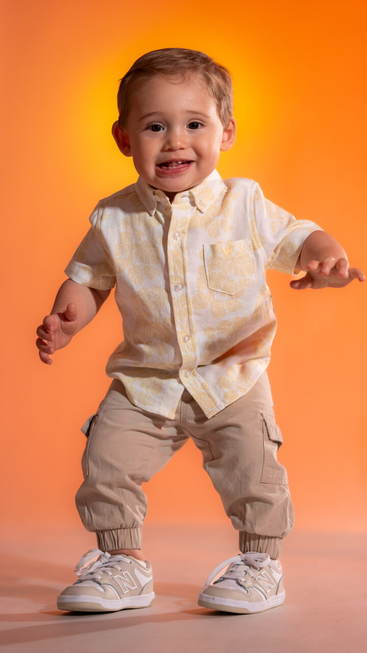 PANTALÓN CARGO BEIGE PARA BEBÉ NIÑO - Imagen 4
