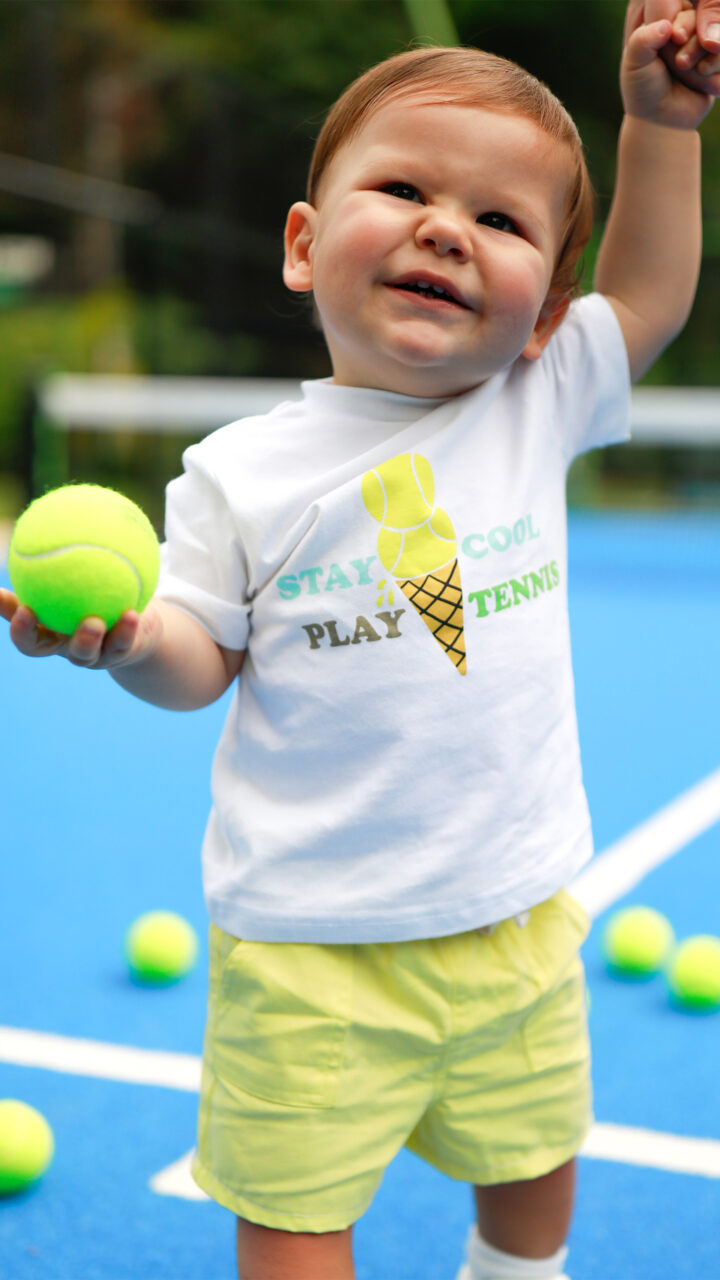 SHORT AMARILLO PARA BEBÉ NIÑO - Imagen 4