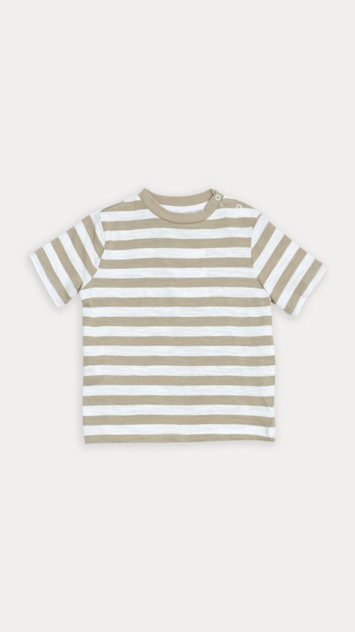 FRANELA DE RAYAS BEIGE