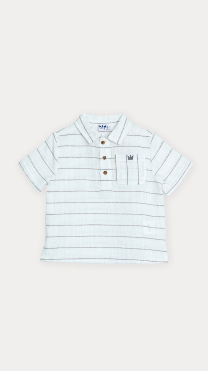 CAMISA DE RAYAS PARA BEBÉ NIÑO
