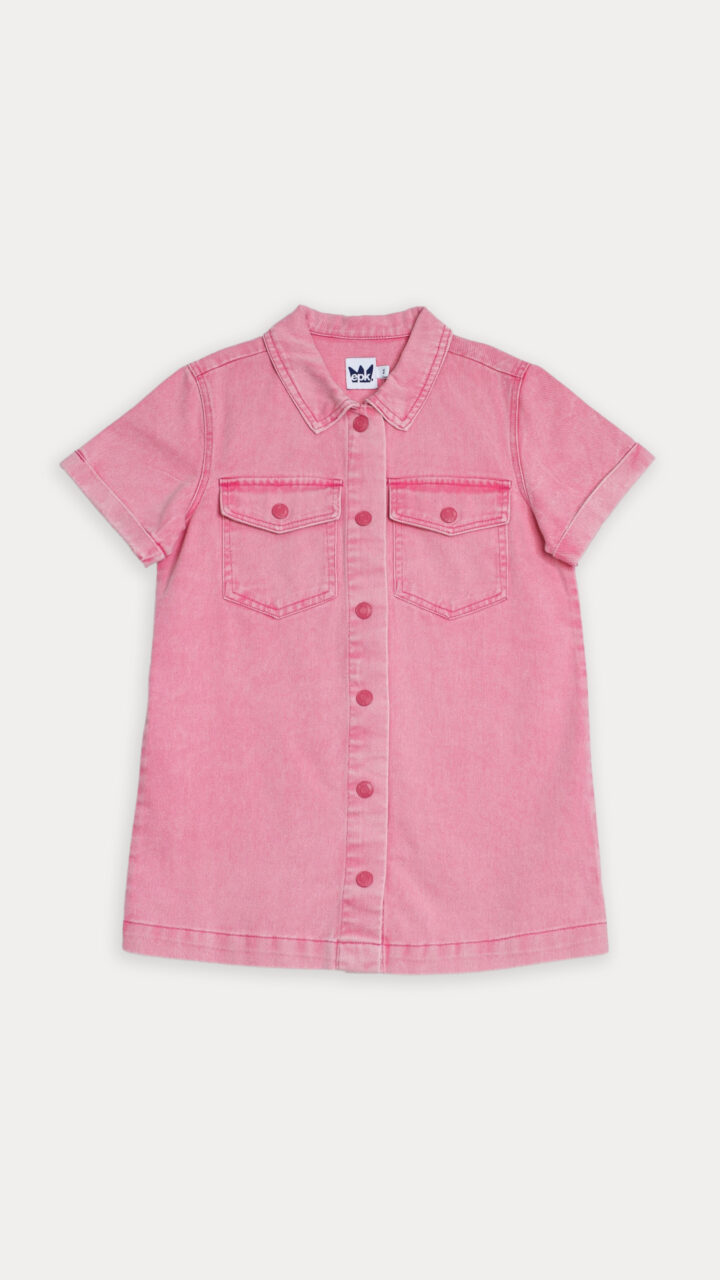 VESTIDO ROSADO PARA BEBÉ NIÑA