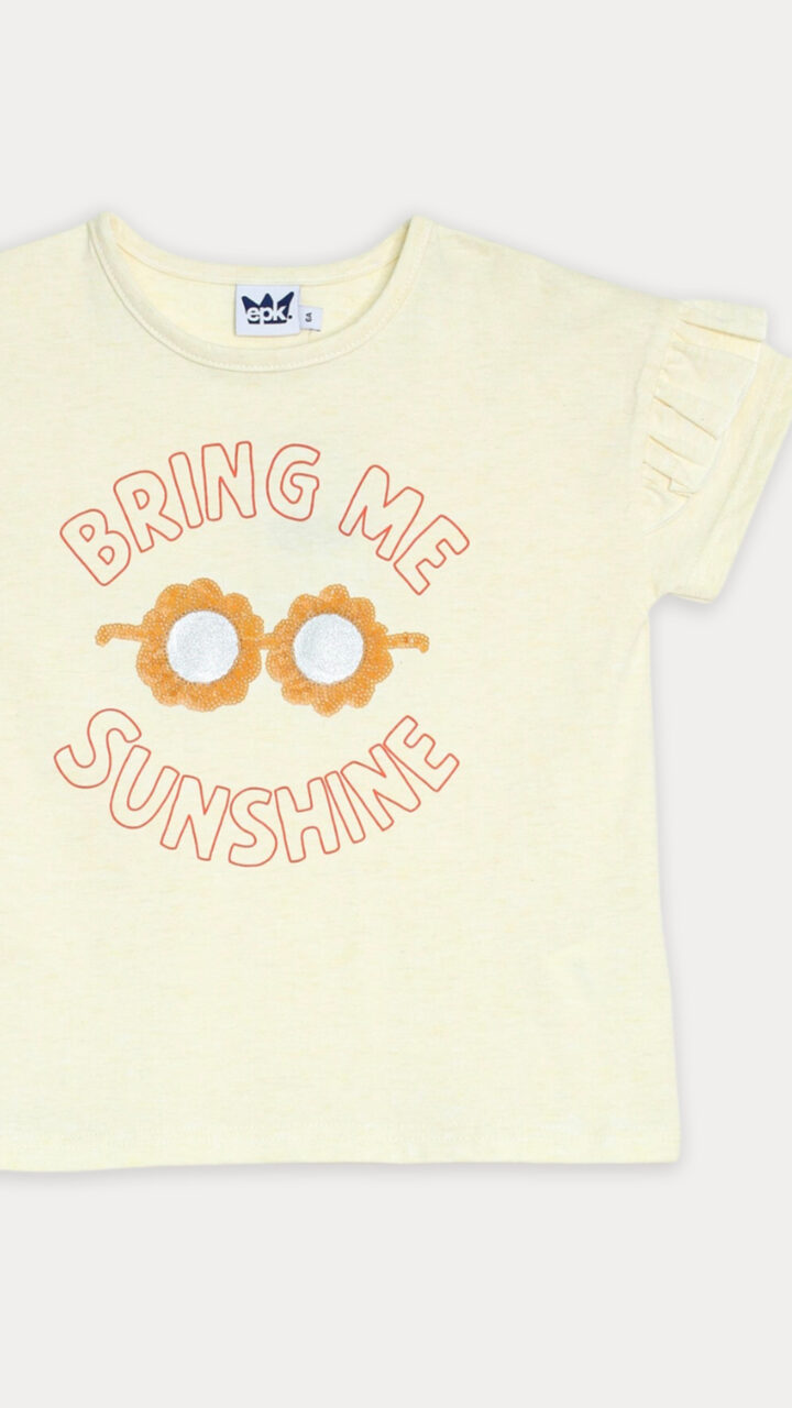 FRANELA AMARILLO PASTEL PARA NIÑA - Imagen 3