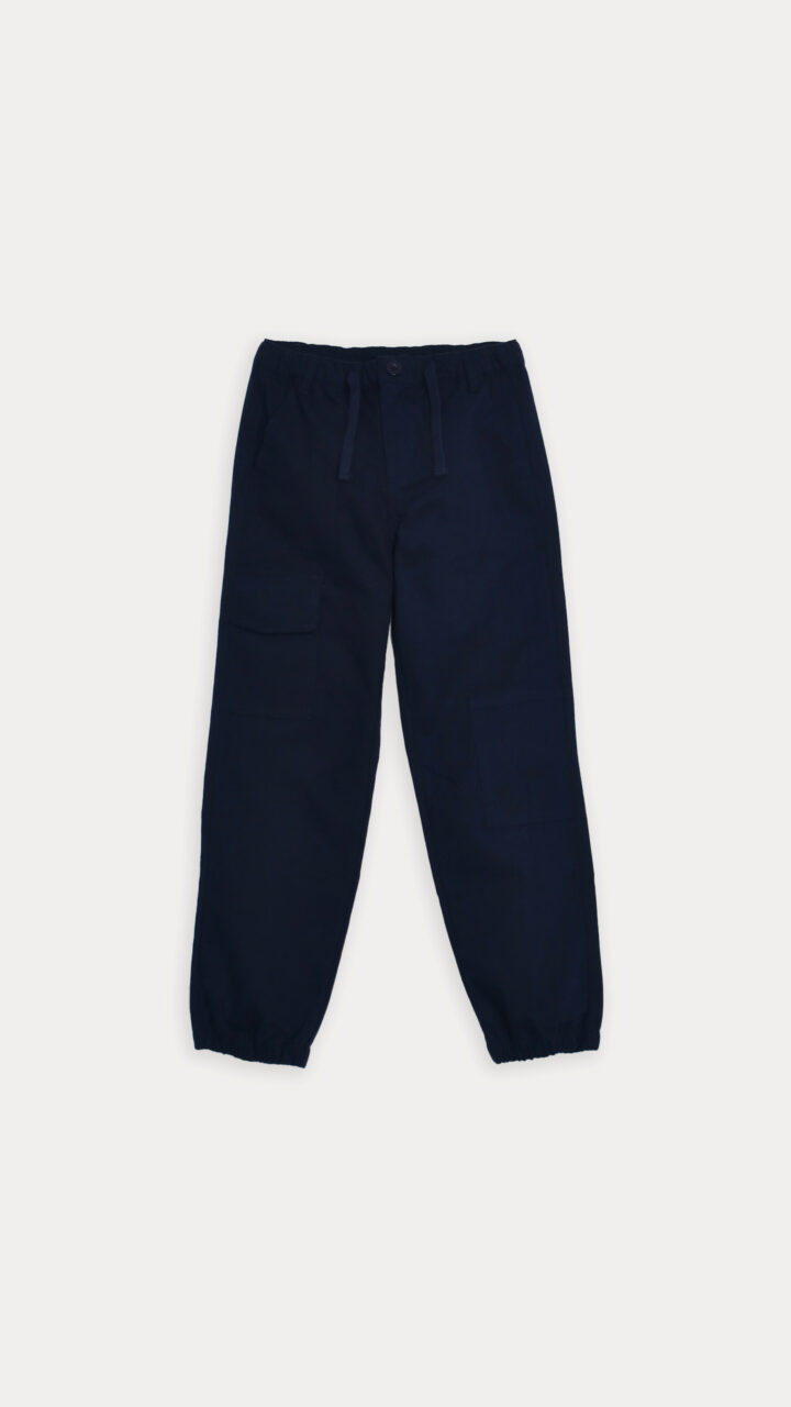 PANTALÓN CARGO AZUL