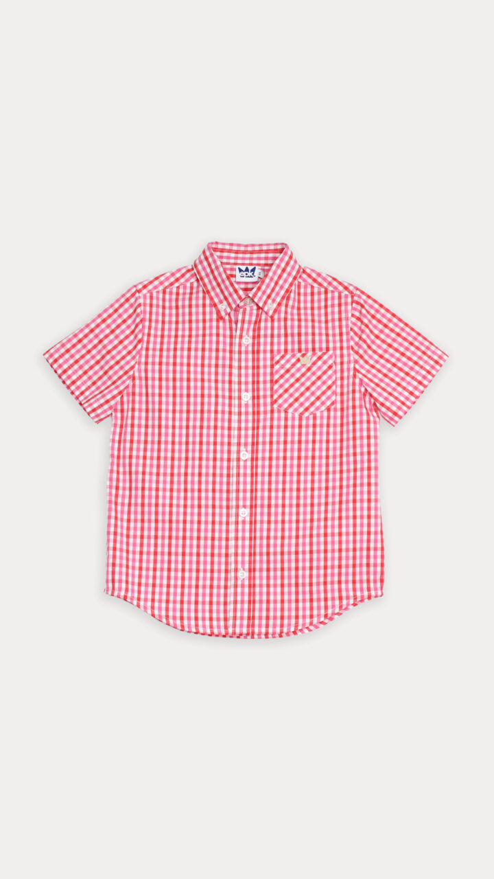 CAMISA DE CUADROS PARA NIÑO