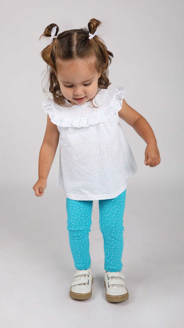 LEGGING TURQUESA CON ESTRELLAS - Imagen 4