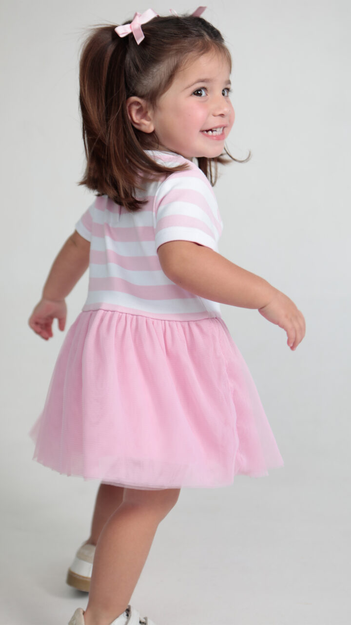 VESTIDO DE TULL ROSADO - Imagen 4
