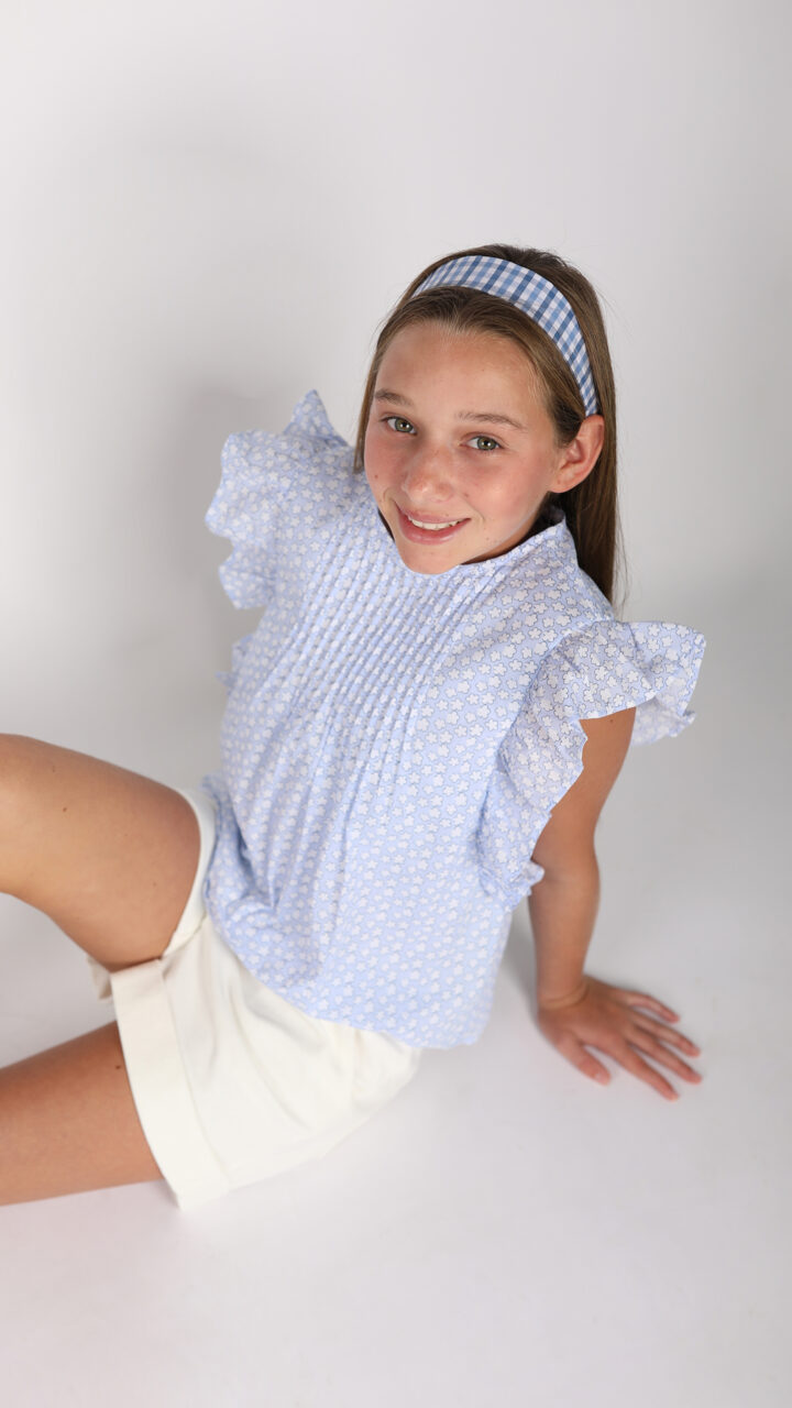 BLUSA LILA CON FLORES - Imagen 5