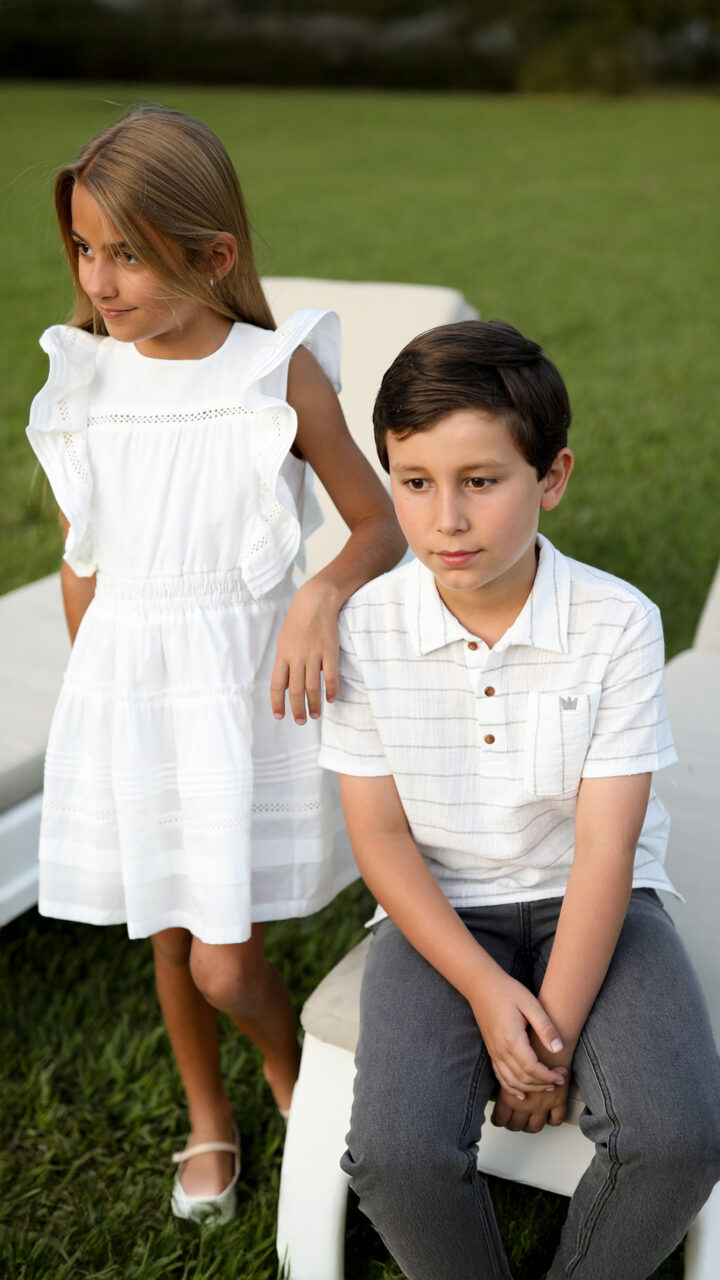 VESTIDO CREMA - Imagen 4