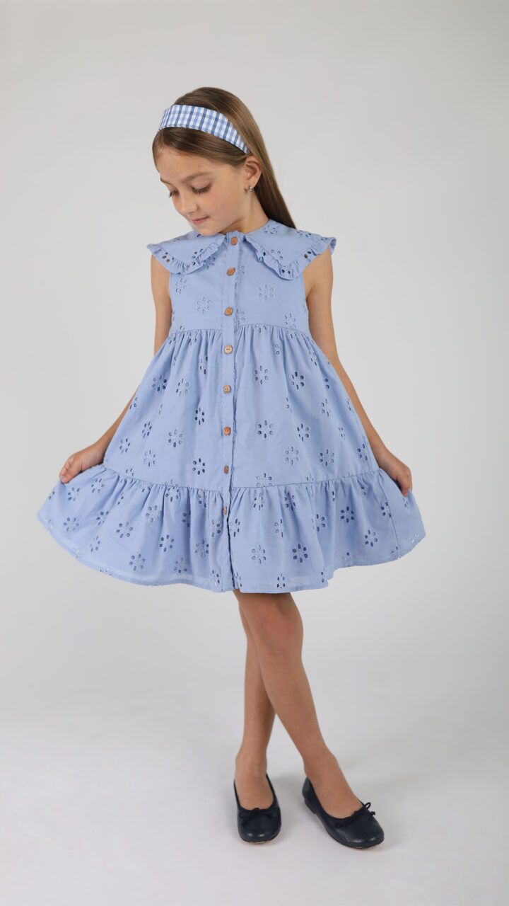 VESTIDO AZUL - Imagen 4
