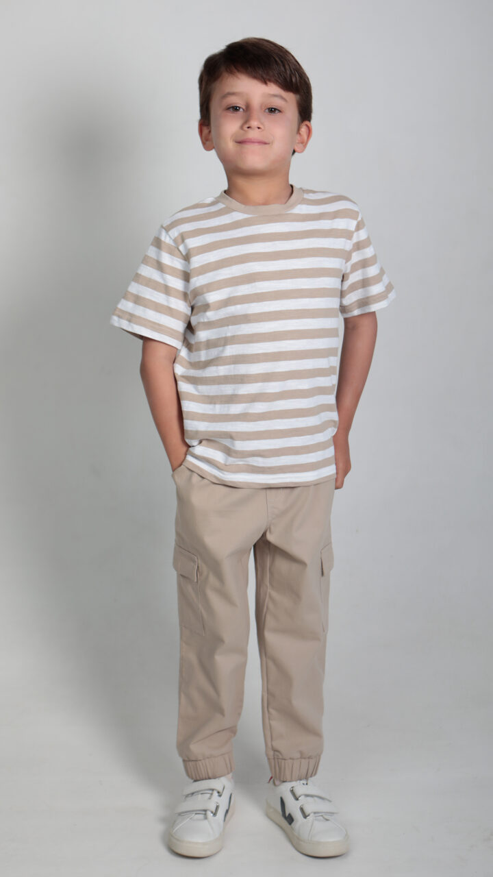 PANTALÓN CARGO BEIGE - Imagen 8
