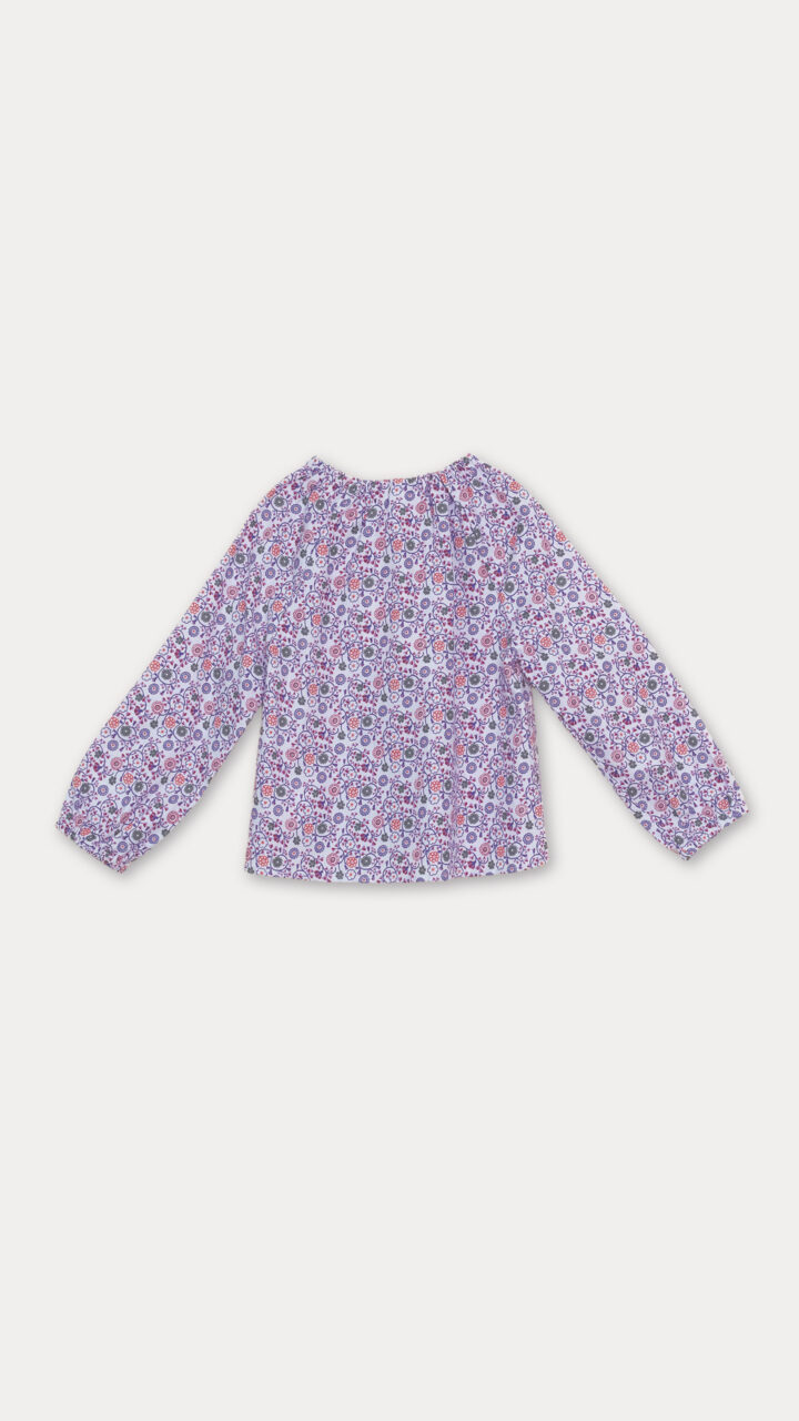 BLUSA MULTICOLOR DE FLORES - Imagen 2
