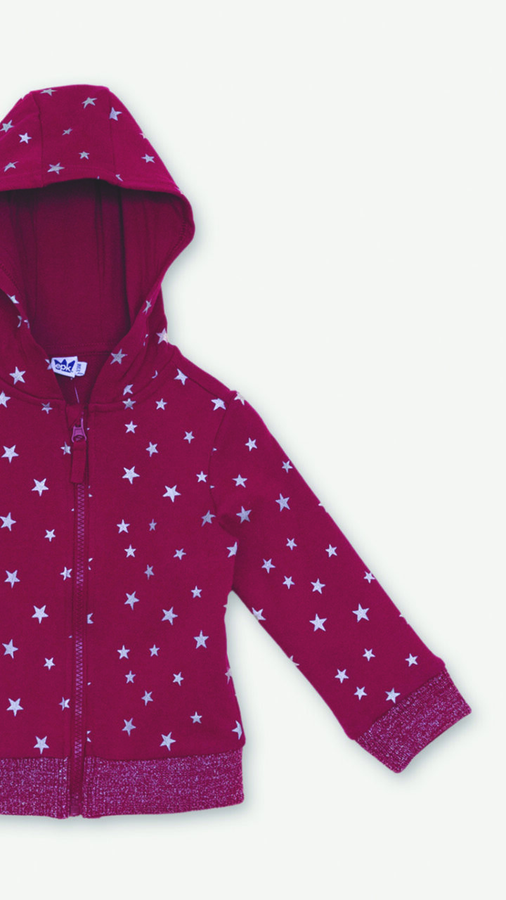 SUÉTER ROJO DE ESTRELLAS BEBÉ NIÑA - Imagen 3