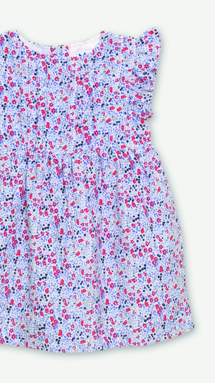 VESTIDO CORDUROY DE FLORES - Imagen 3