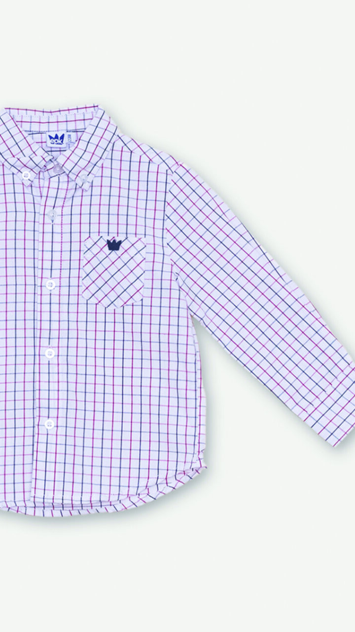 CAMISA CUADROS AZULES Y ROJOS - Imagen 3