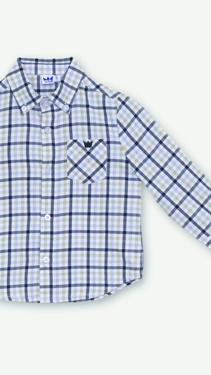 CAMISA DE CUADROS MULTICOLOR - Imagen 3