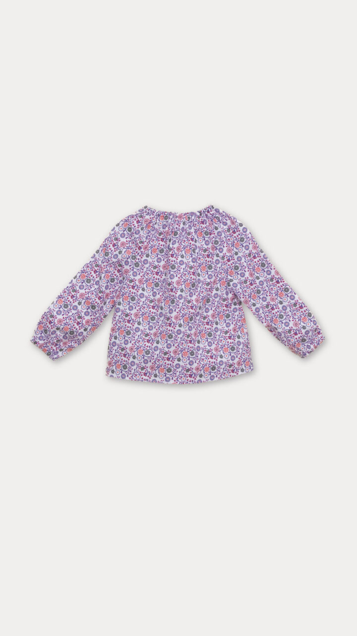 BLUSA MULTICOLOR DE FLORES - Imagen 2