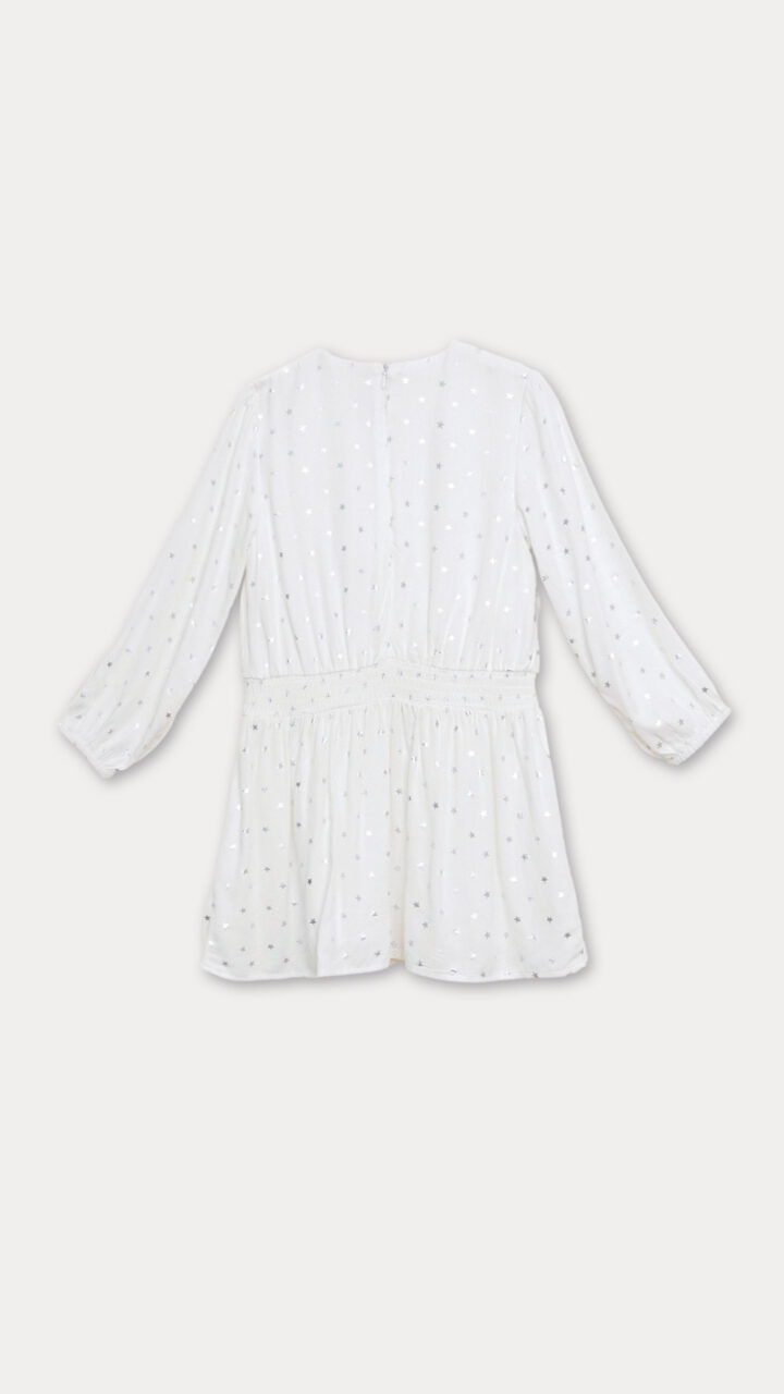 VESTIDO BLANCO DE ESTRELLAS - Imagen 2