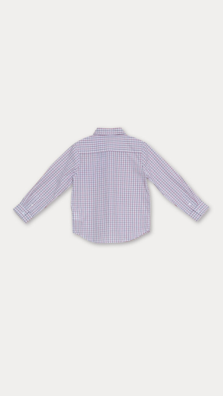 CAMISA CUADROS AZULES Y ROJOS - Imagen 2