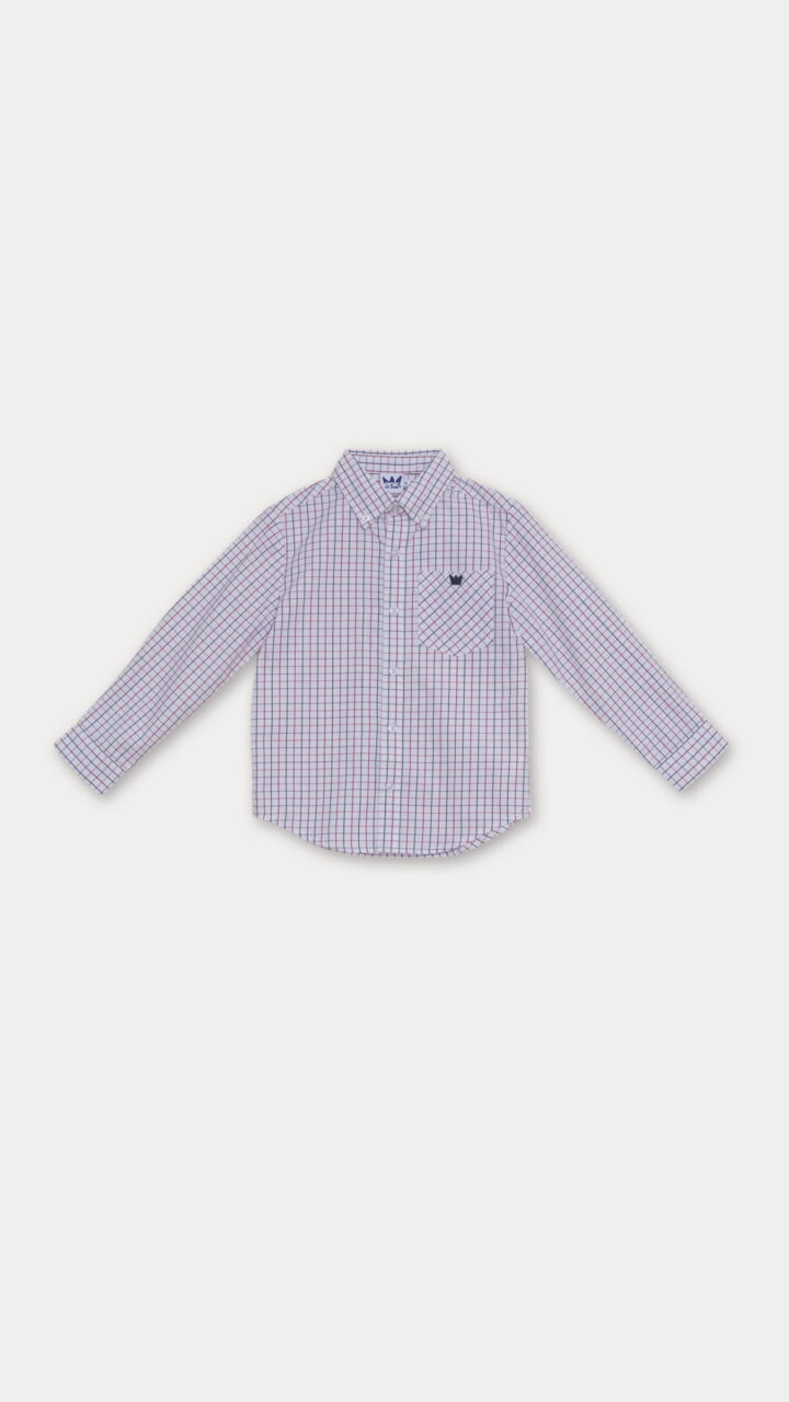 CAMISA CUADROS AZULES Y ROJOS