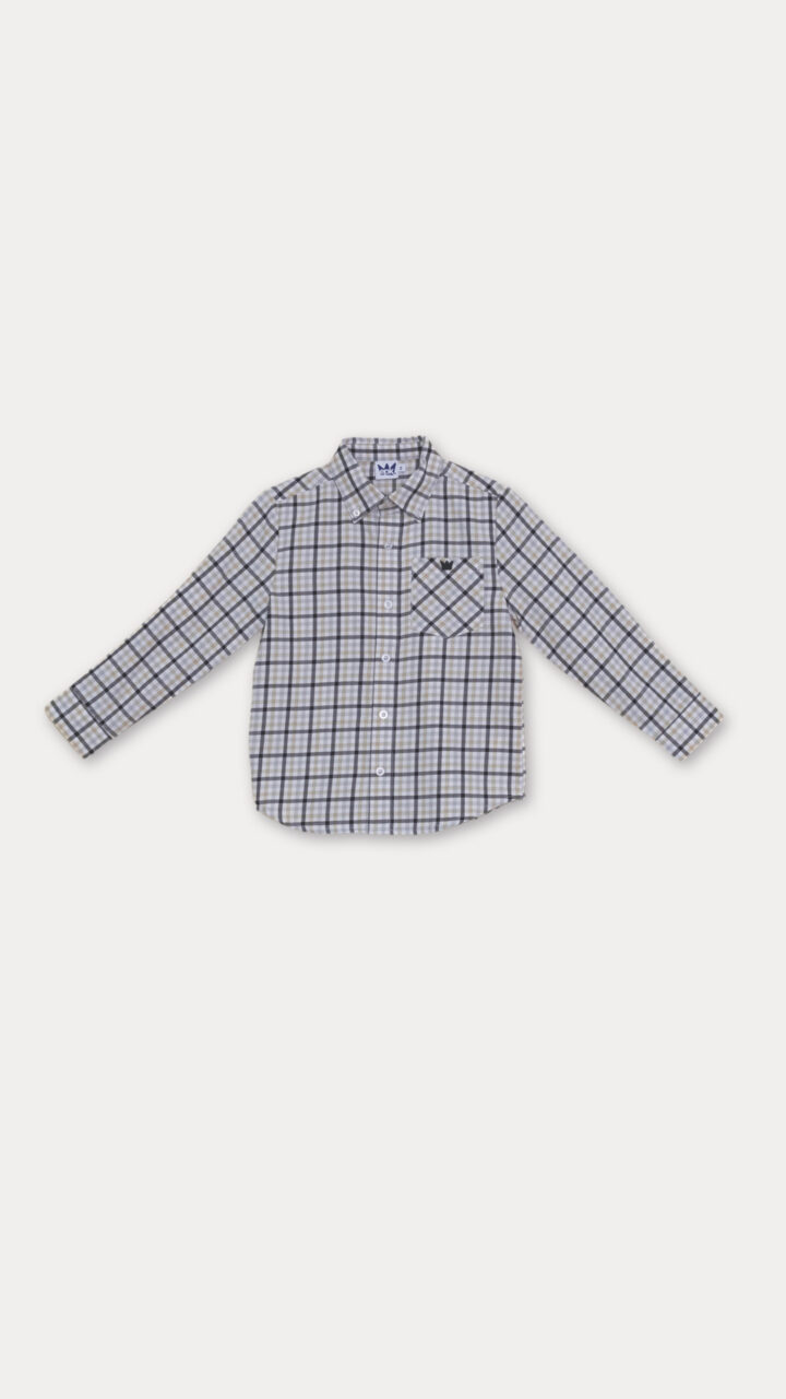 CAMISA DE CUADROS MULTICOLOR