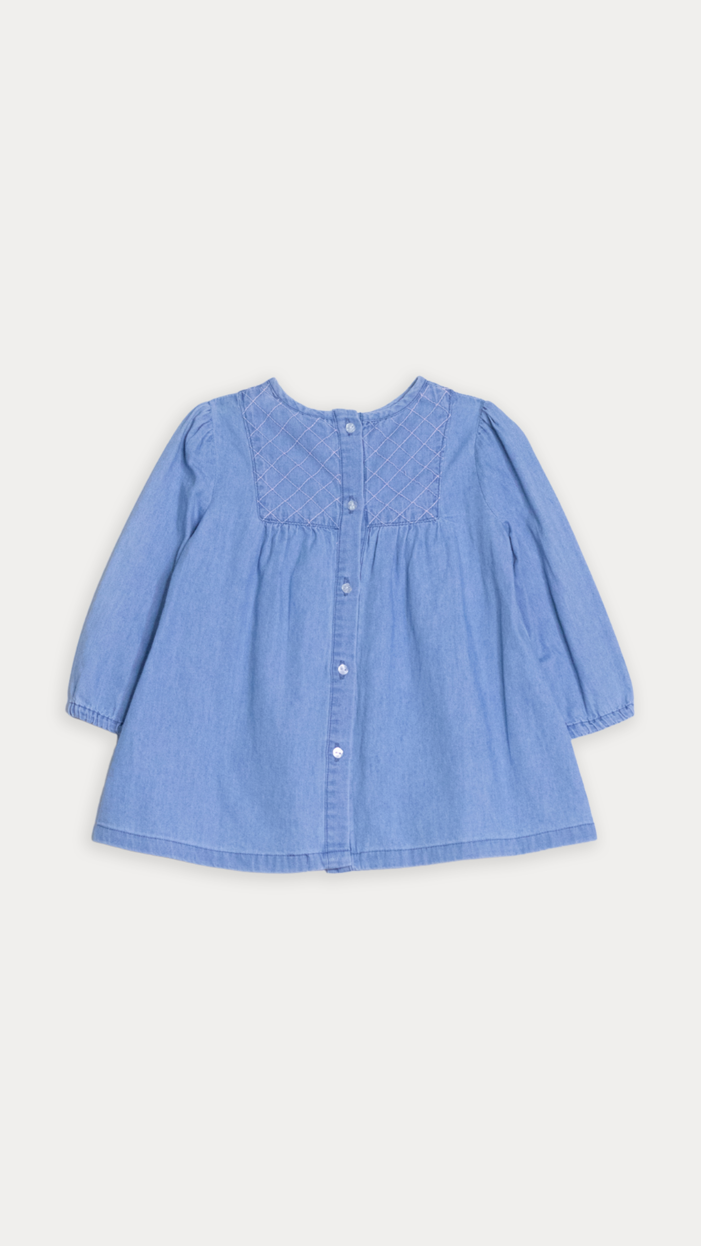 VESTIDO DE JEAN CLARO - Imagen 2