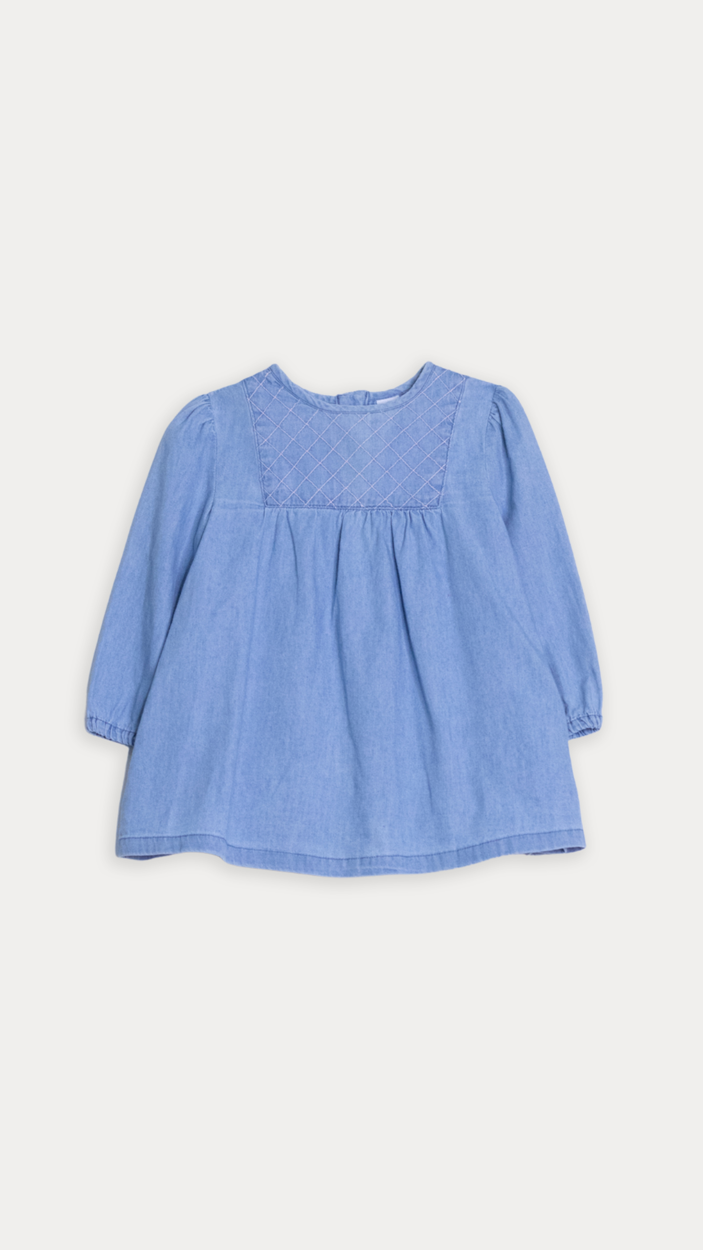 VESTIDO DE JEAN CLARO