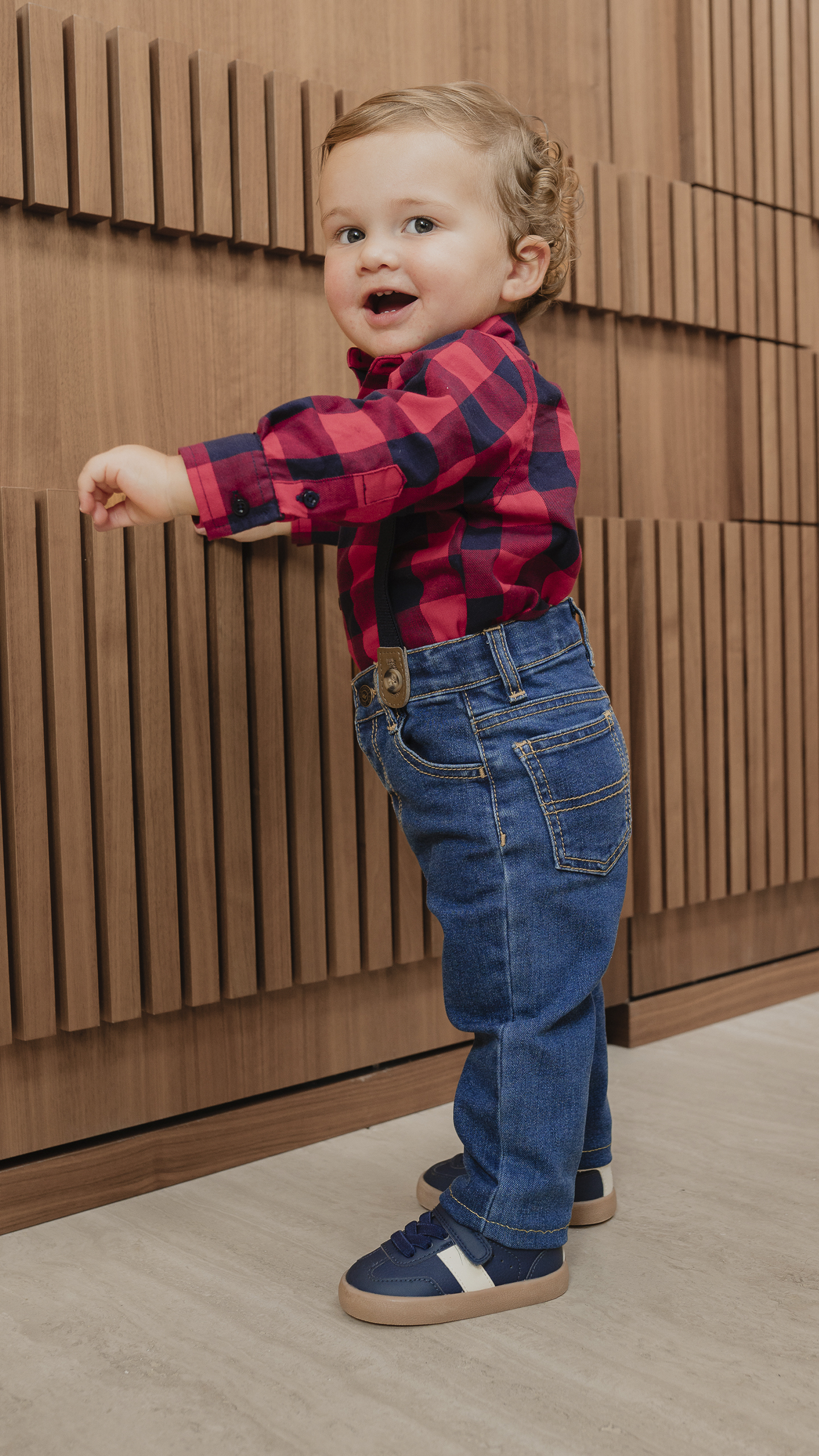 JEAN AZUL OSCURO CON TIRANTES - Imagen 5