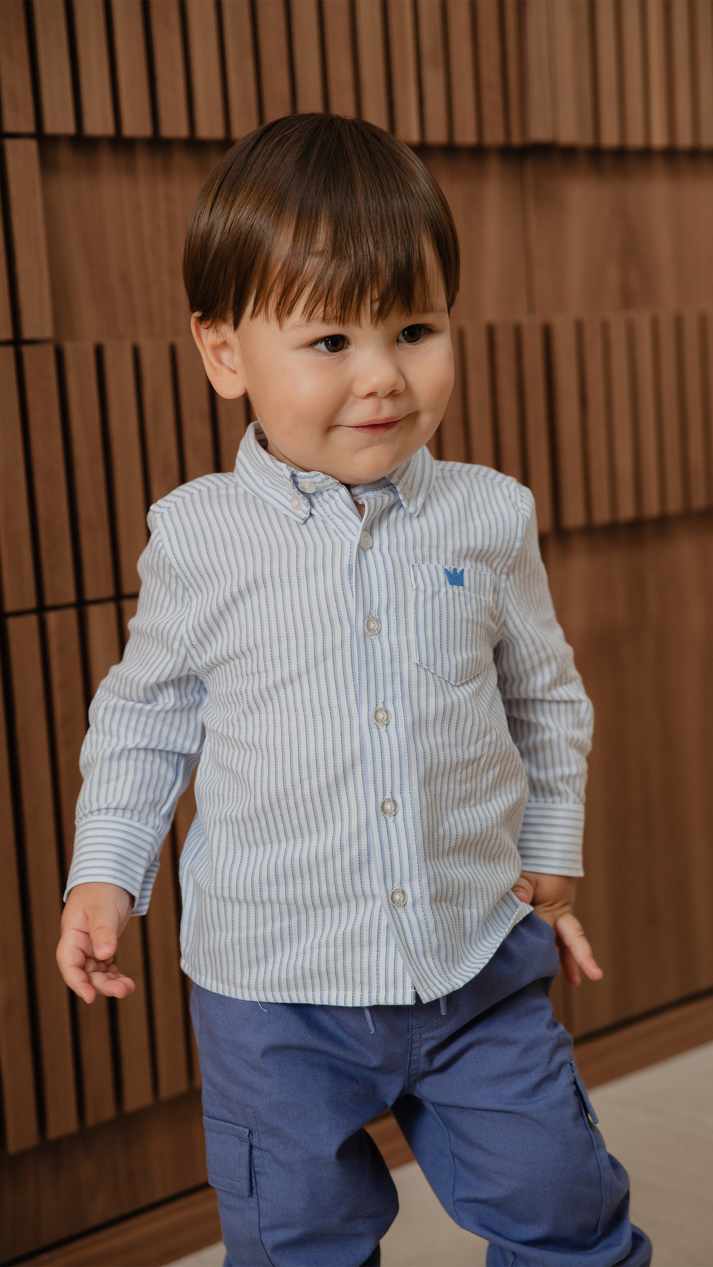 PANTALÓN CARGO AZUL - Imagen 3