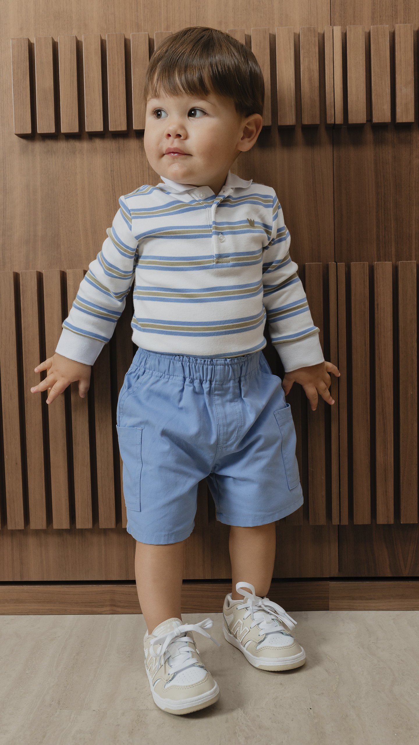 SHORT CARGO AZUL - Imagen 3