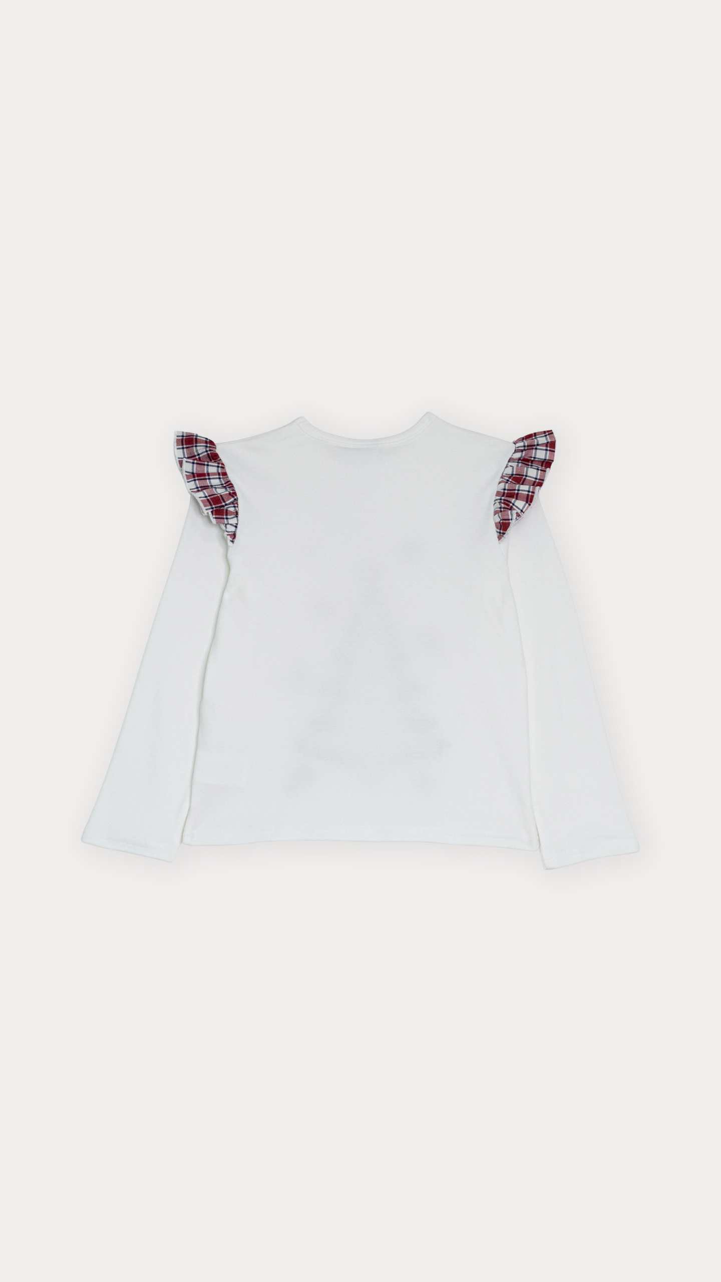 FRANELA CREMA CON VOLANTES - Imagen 2