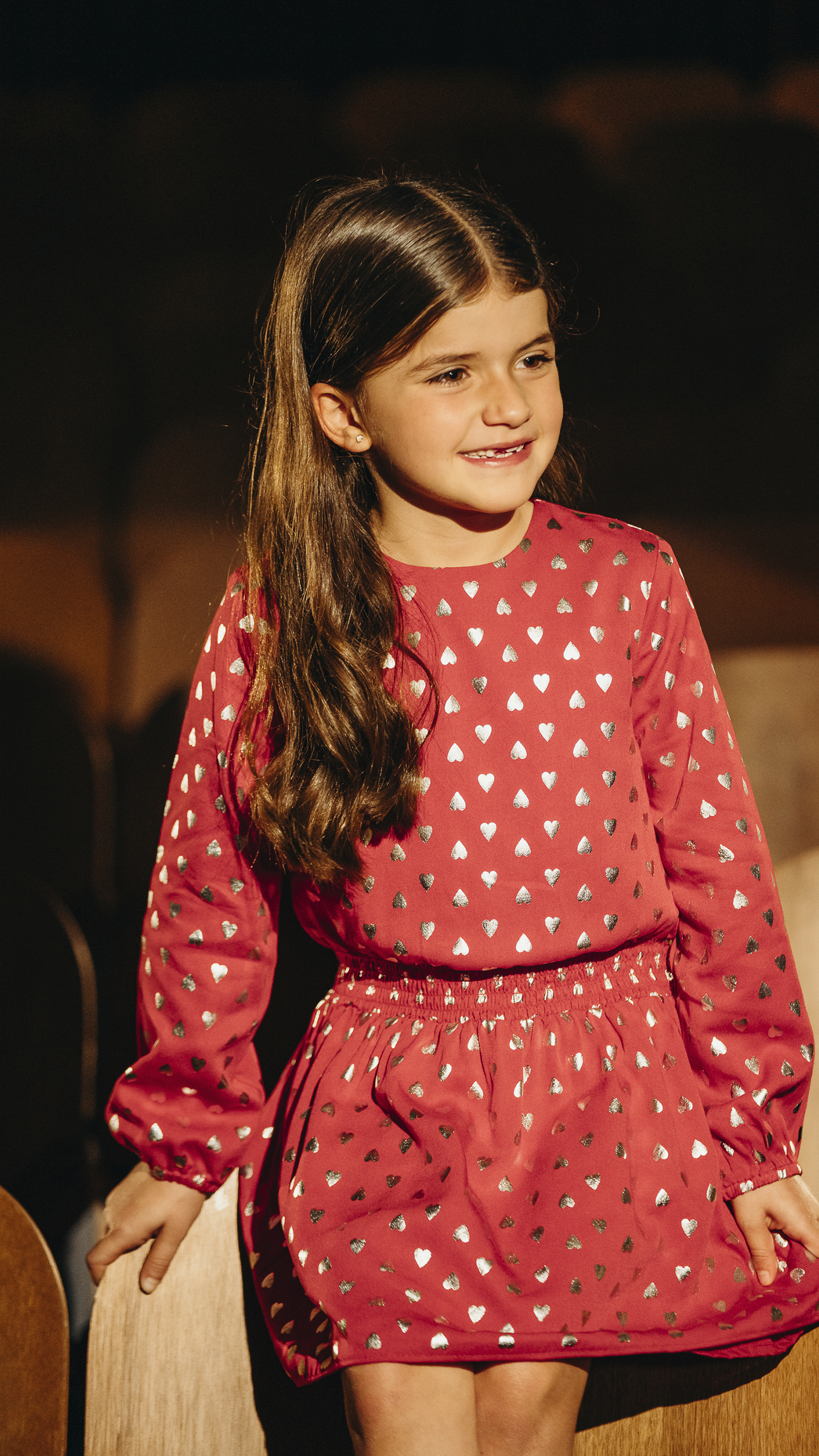 VESTIDO ROJO DE CORAZONES - Imagen 4