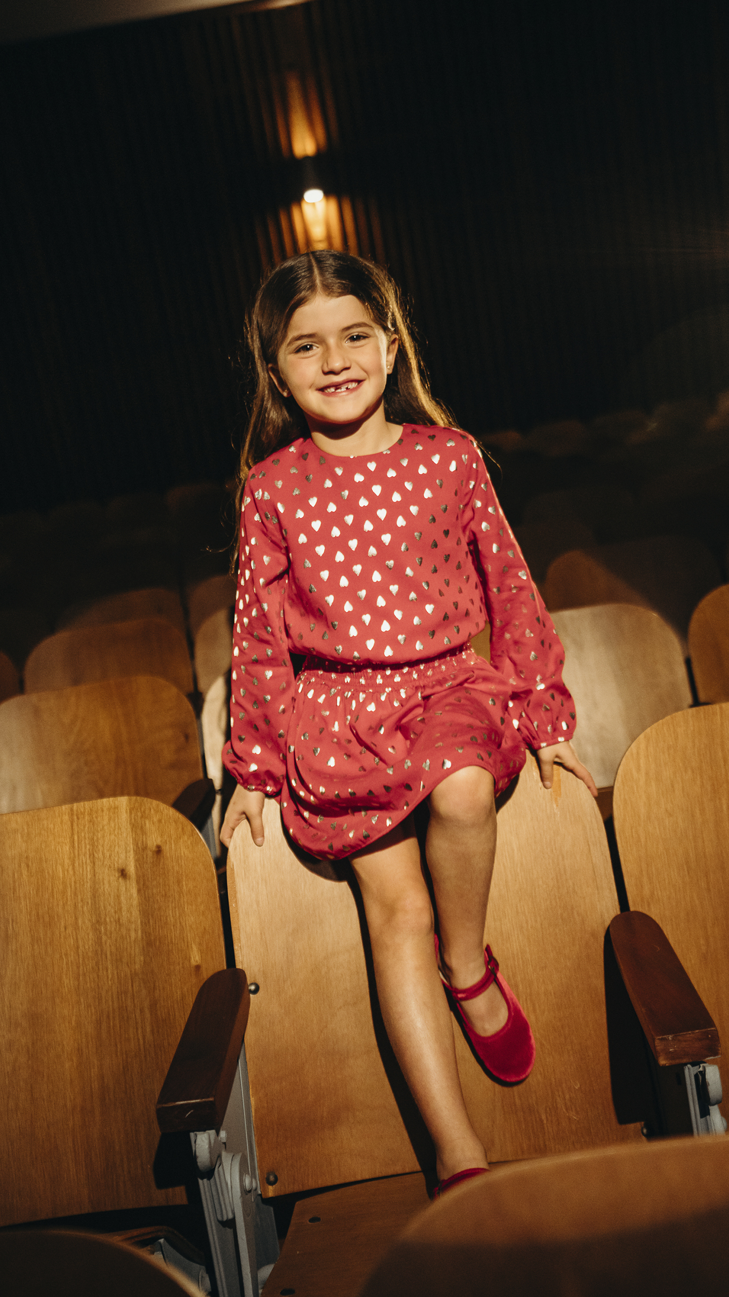 VESTIDO ROJO DE CORAZONES - Imagen 5