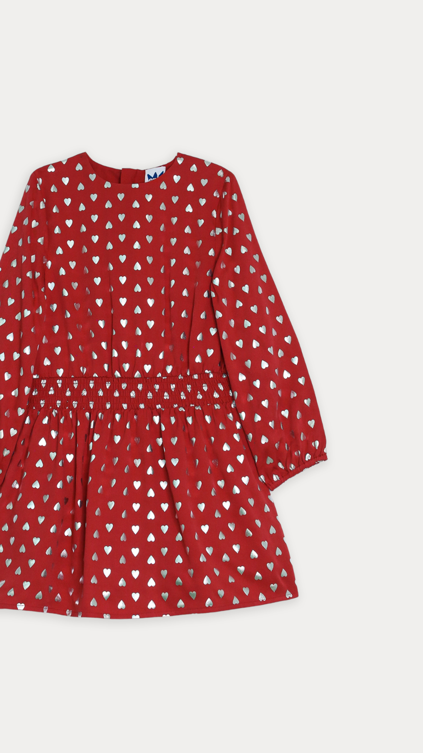 VESTIDO ROJO DE CORAZONES - Imagen 3