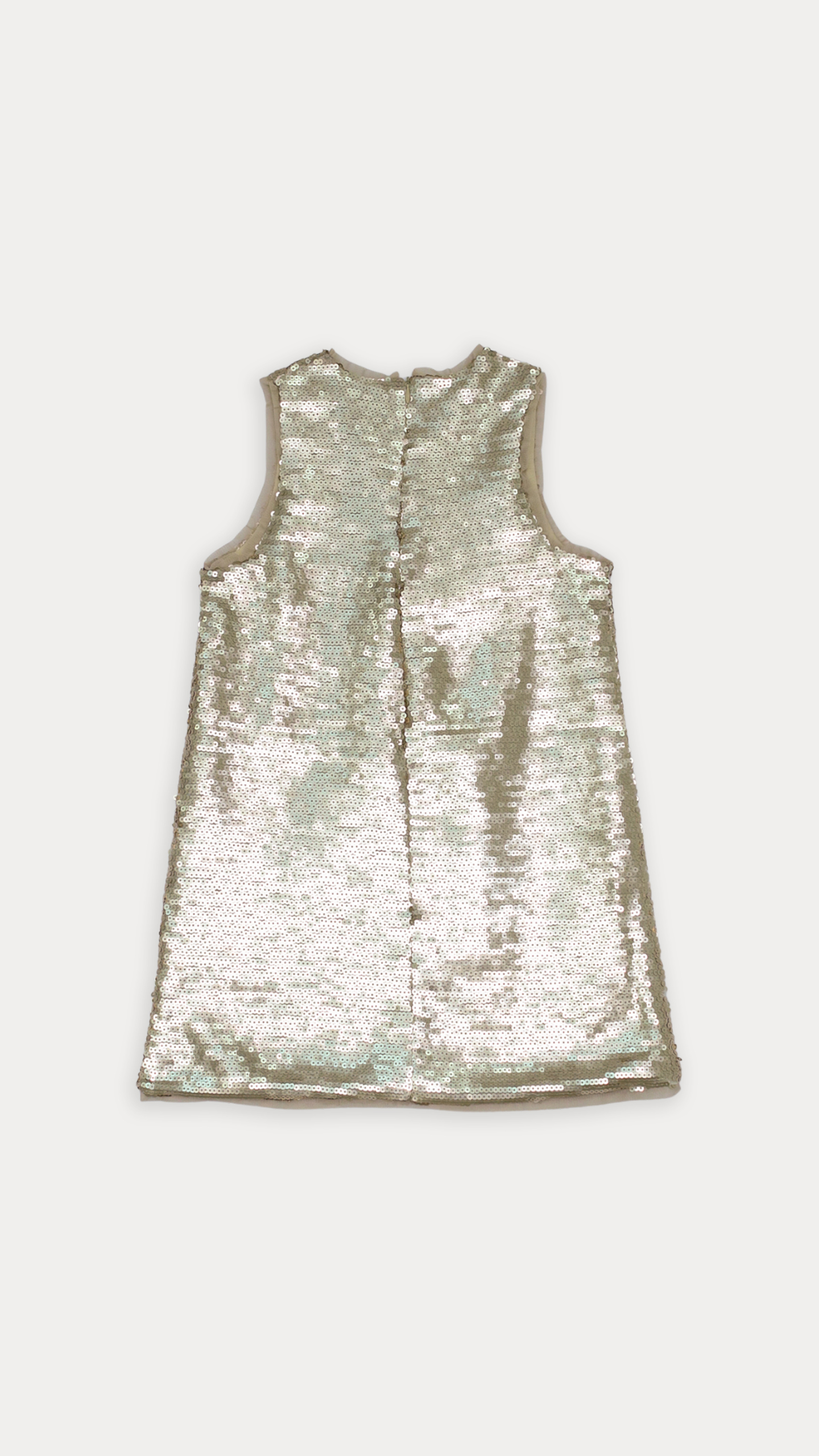 VESTIDO LENTEJUELAS DORADAS - Imagen 2