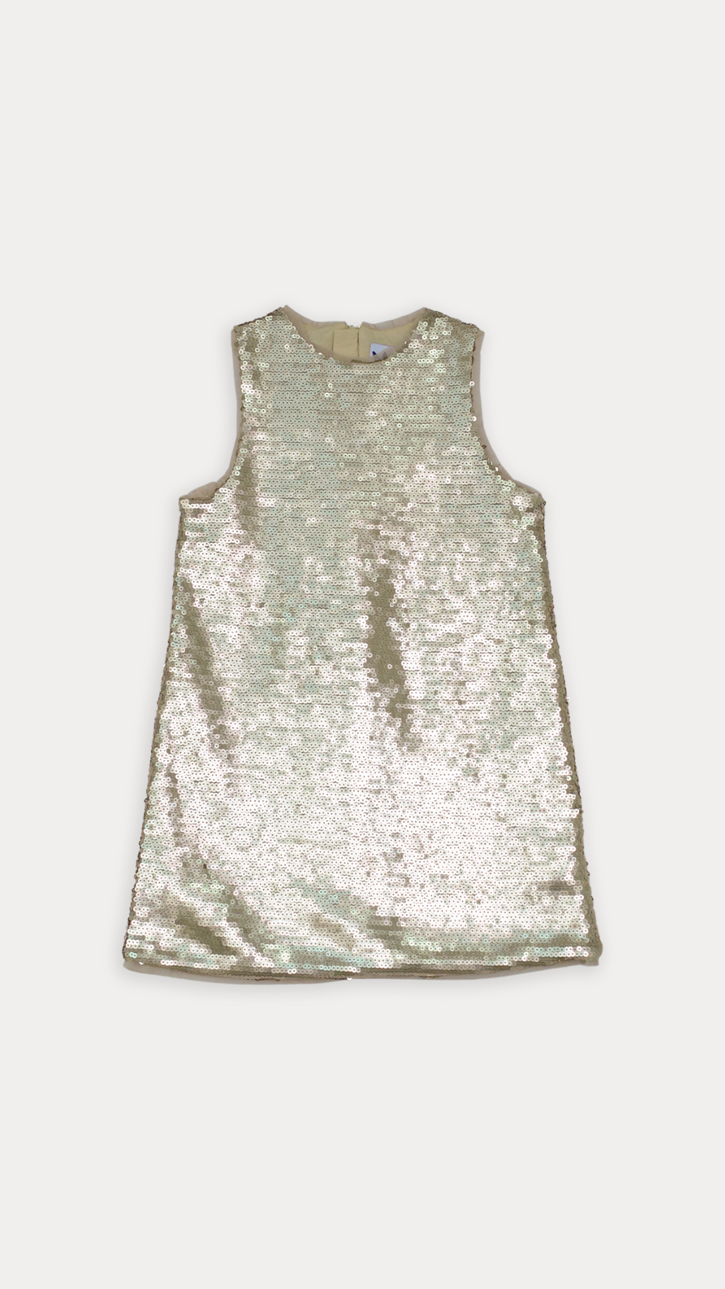 VESTIDO LENTEJUELAS DORADAS